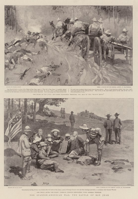La guerra ispano-americana, la battaglia di San Juan da Frank Craig
