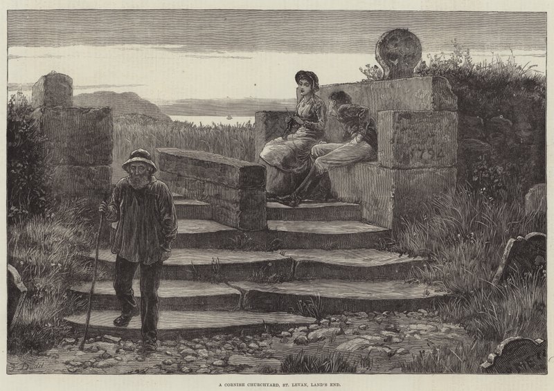 Un cimitero della Cornovaglia, St Levan, Land