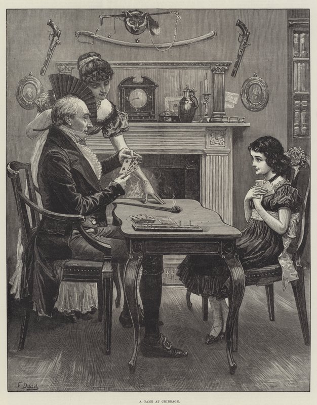 Una partita a cribbage da Frank Dadd