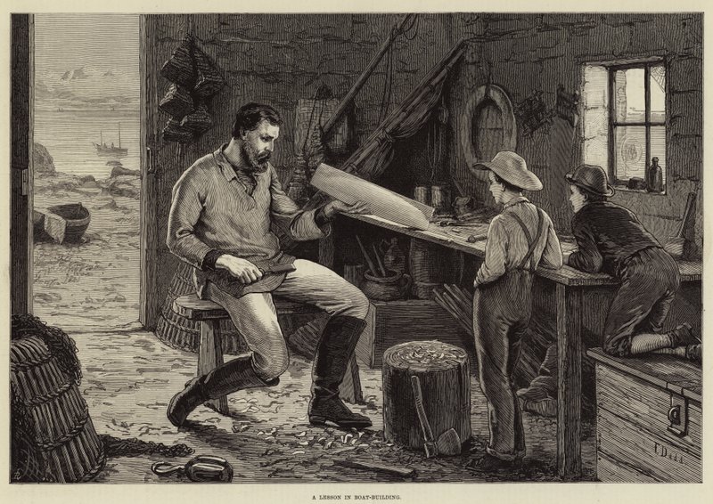 Una lezione di costruzione di barche da Frank Dadd