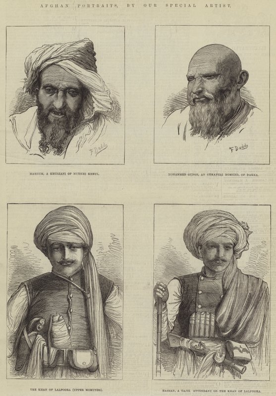 Ritratti Afghani da Frank Dadd