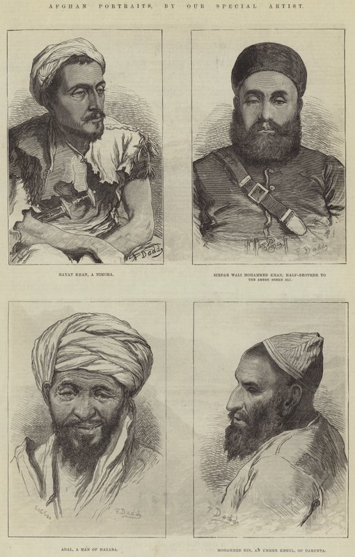 Ritratti afghani da Frank Dadd