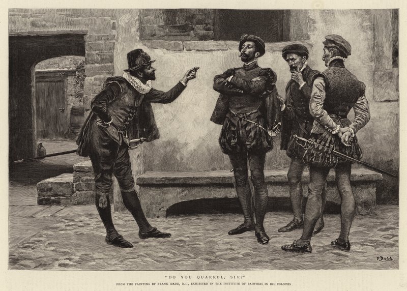 Litigate, signore? da Frank Dadd