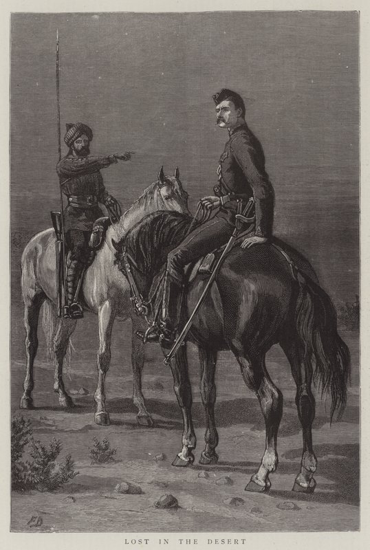 Perso nel deserto da Frank Dadd