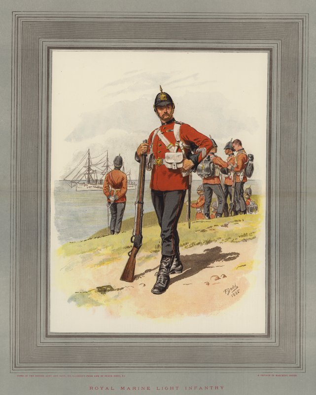 Fanteria leggera dei Royal Marine da Frank Dadd