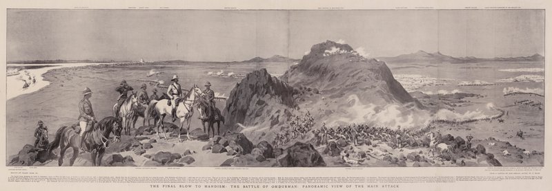 Il colpo finale al Mahdismo, la battaglia di Omdurman, vista panoramica dell
