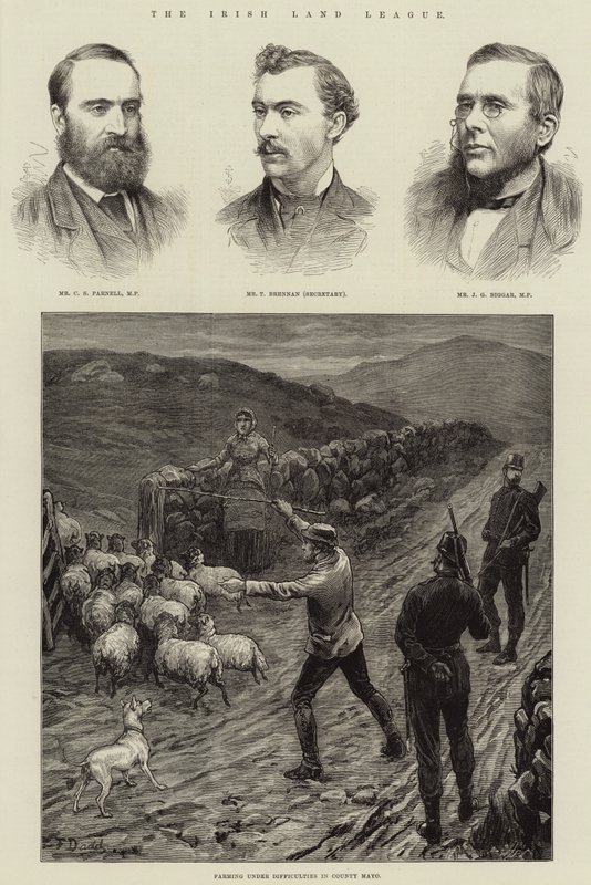 La Lega della Terra Irlandese da Frank Dadd
