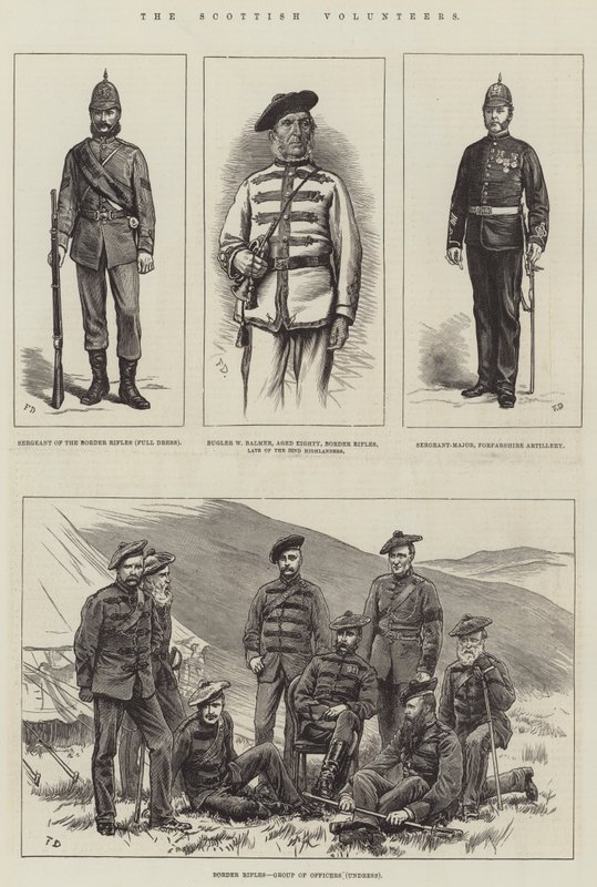 I volontari scozzesi da Frank Dadd