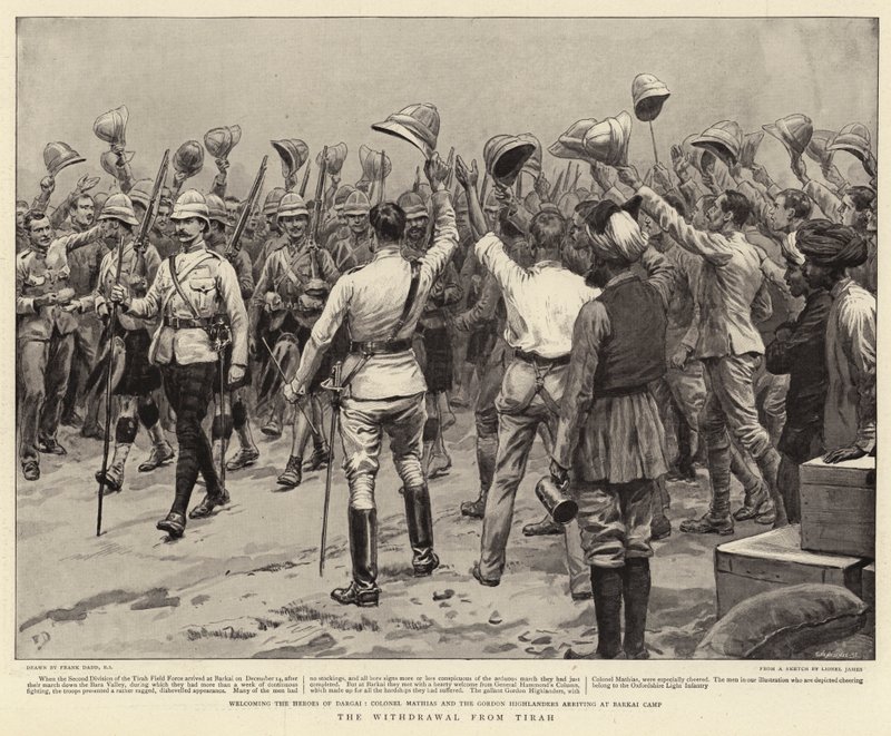 Il ritiro da Tirah da Frank Dadd