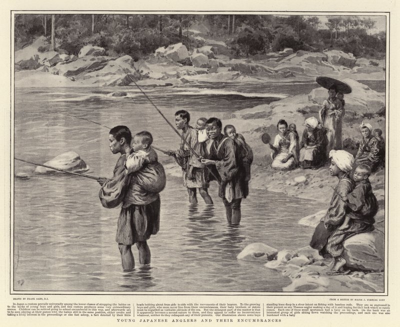Giovani pescatori giapponesi e i loro impedimenti da Frank Dadd