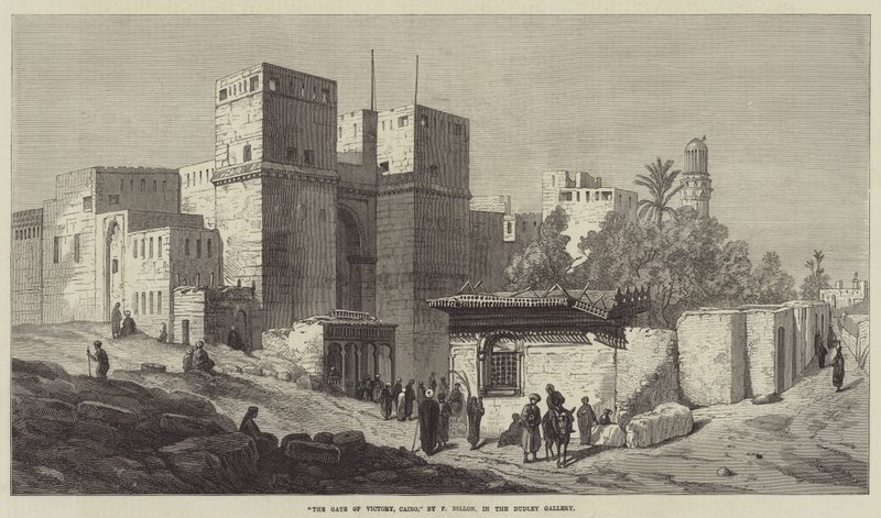 La Porta della Vittoria, Il Cairo, nella Galleria Dudley da Frank Dillon
