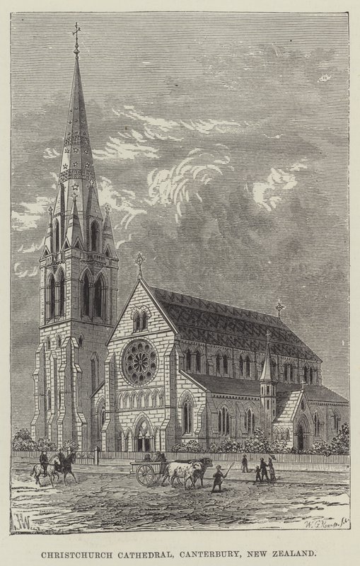 Cattedrale di Christchurch, Canterbury, Nuova Zelanda da Frank Watkins