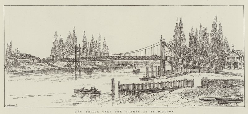 Nuovo ponte sul Tamigi a Teddington da Frank Watkins