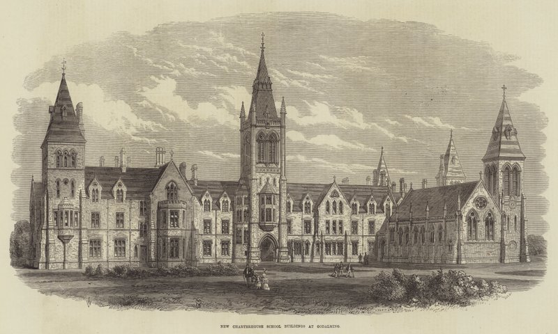 Nuovi edifici della Charterhouse School a Godalming da Frank Watkins