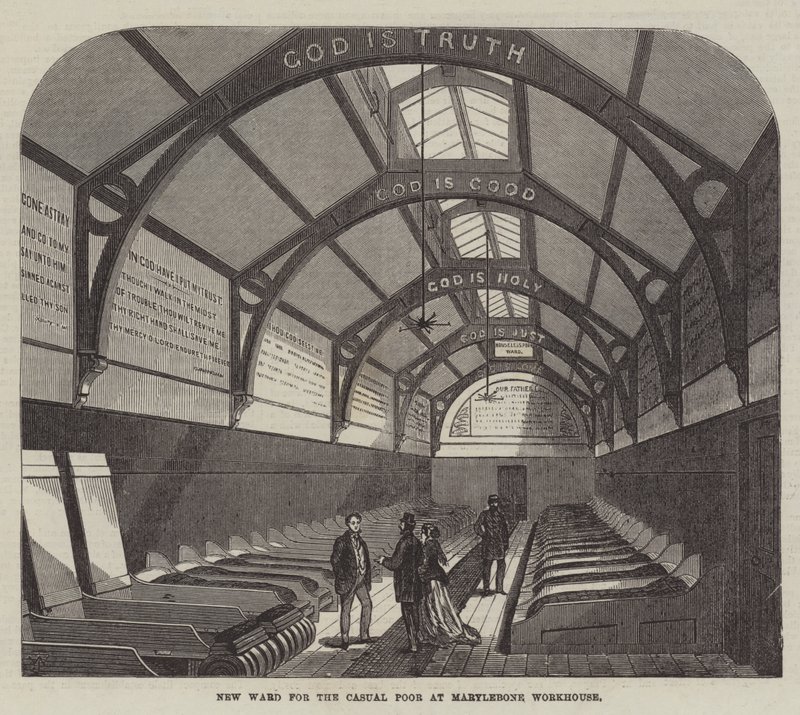 Nuovo reparto per i poveri occasionali al Workhouse di Marylebone da Frank Watkins