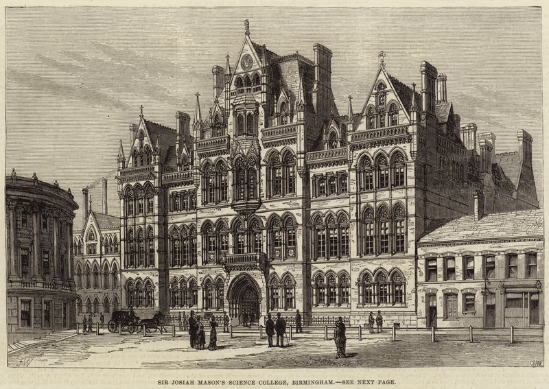 Il College di Scienze di Sir Josiah Mason, Birmingham da Frank Watkins