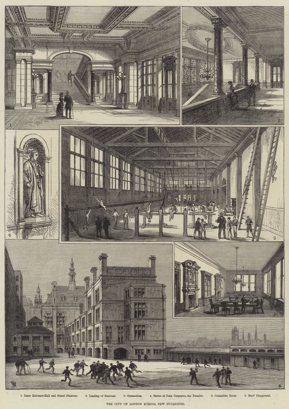 La Scuola della Città di Londra Nuovi Edifici da Frank Watkins