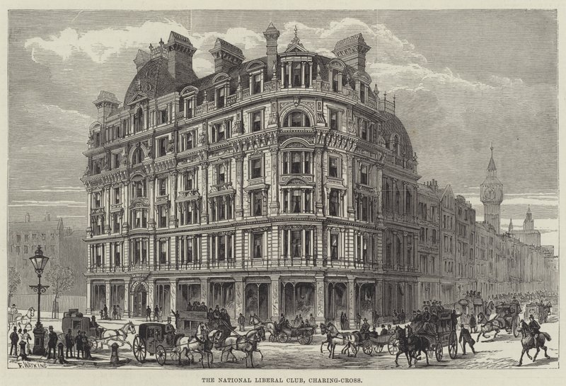 Il National Liberal Club, Charing-Cross da Frank Watkins