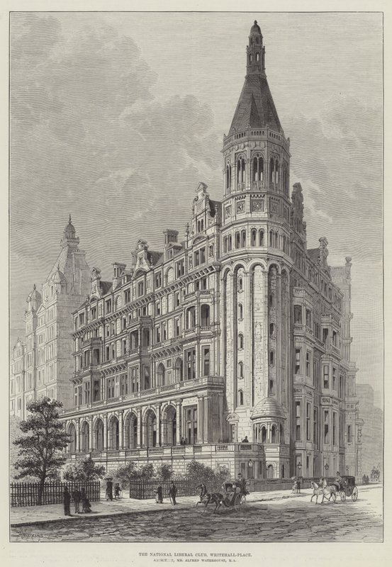 Il National Liberal Club, Whitehall-Place da Frank Watkins