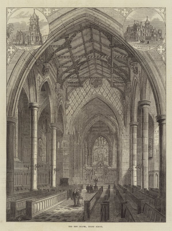 La nuova cappella, Rugby School da Frank Watkins