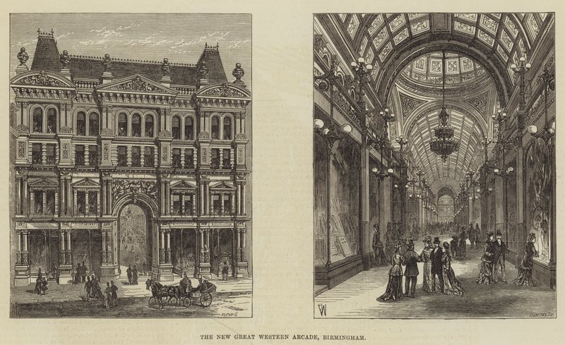 La nuova Great Western Arcade, Birmingham da Frank Watkins