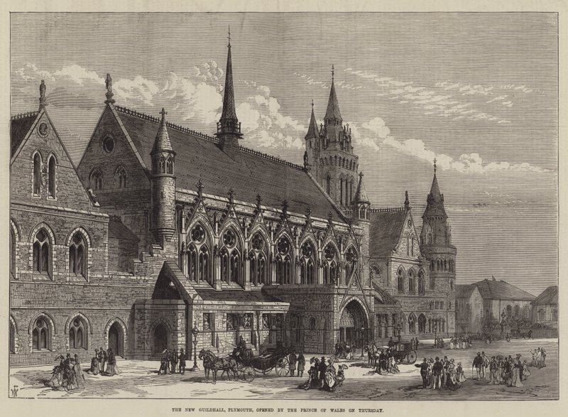 La nuova Guildhall, Plymouth, inaugurata dal Principe di Galles giovedì da Frank Watkins
