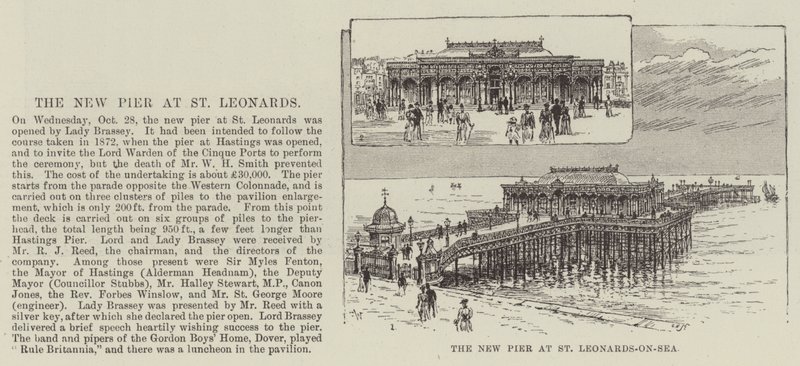 Il nuovo molo a St Leonards-on-Sea da Frank Watkins