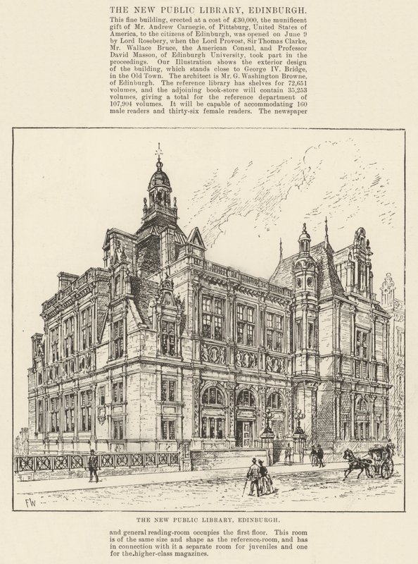 La nuova biblioteca pubblica, Edimburgo da Frank Watkins
