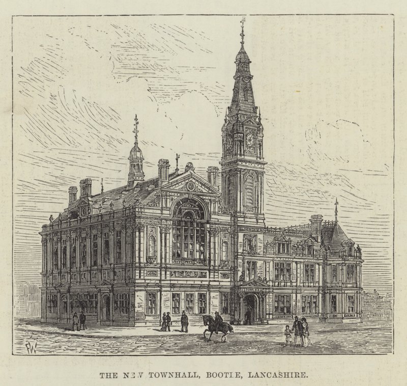 Il nuovo municipio, Bootle, Lancashire da Frank Watkins