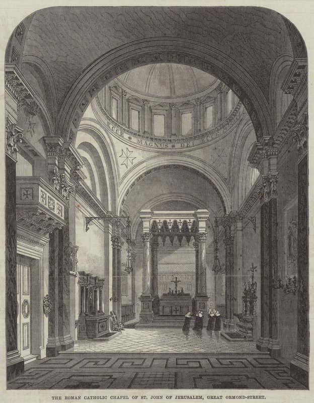 La cappella cattolica romana di San Giovanni di Gerusalemme, Great Ormond-Street da Frank Watkins