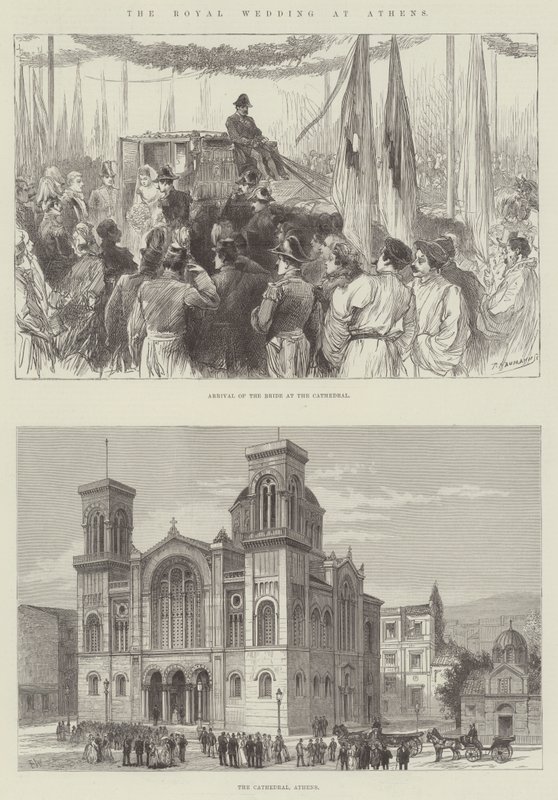 Il matrimonio reale ad Atene da Frank Watkins