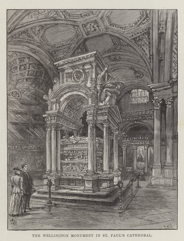 Il Monumento di Wellington nella Cattedrale di San Paolo da Frank Watkins