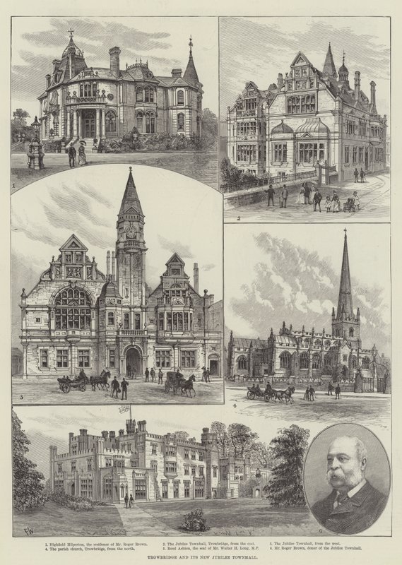 Trowbridge e il suo Nuovo Municipio del Giubileo da Frank Watkins