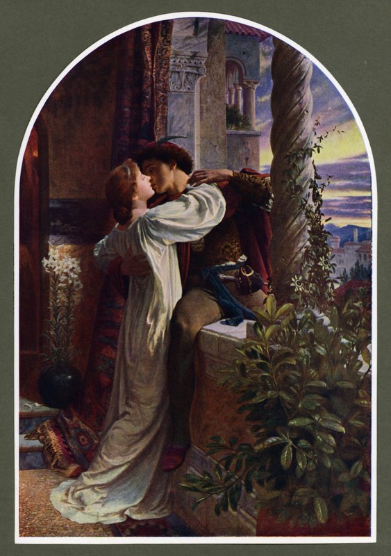 Romeo e Giulietta da Frank (after) Dicksee