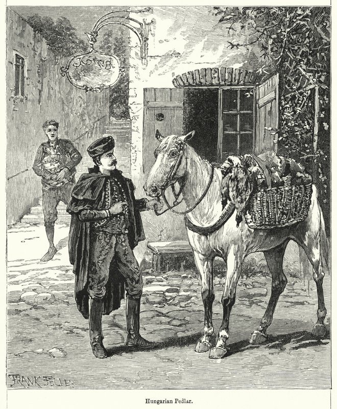 Venditore Ambulante Ungherese da Frank (after) Feller