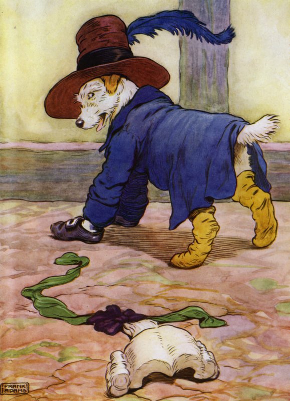 Illustrazione per Vecchia Madre Hubbard da Frank Adams