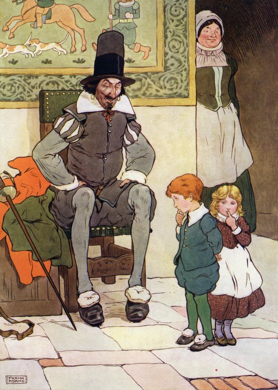 Illustrazione per "The Babes in the Wood" da Frank Adams