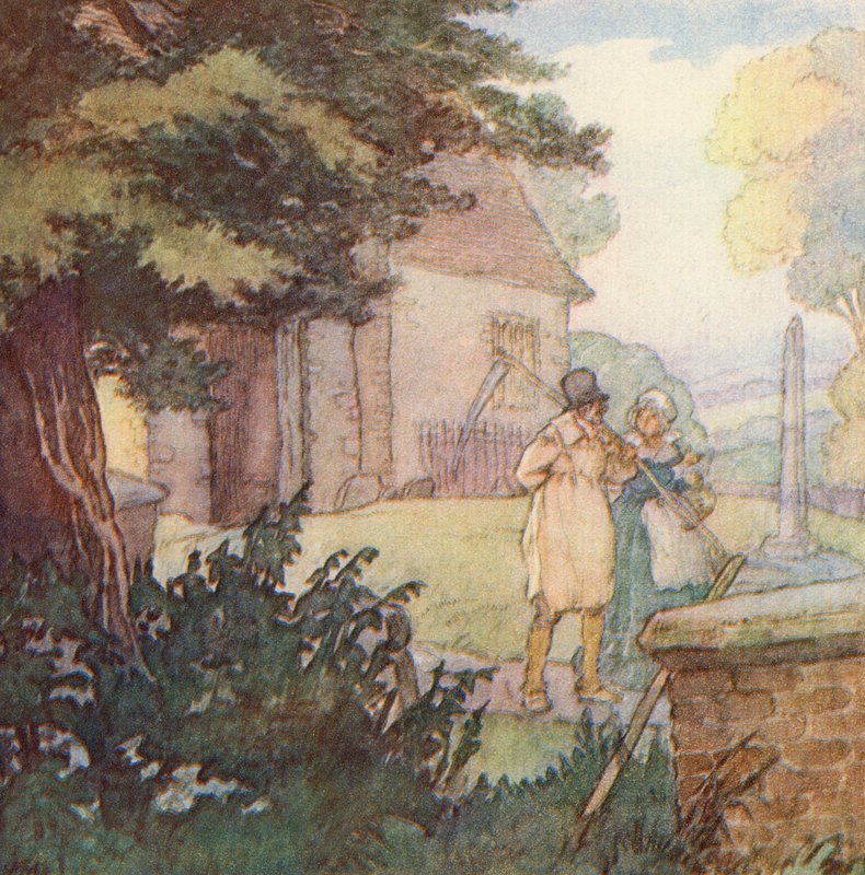 Illustrazione per The Scholar-Gipsy di Matthew Arnold da Frank Adams
