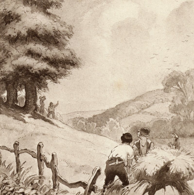 Illustrazione per The Scholar-Gipsy di Matthew Arnold da Frank Adams
