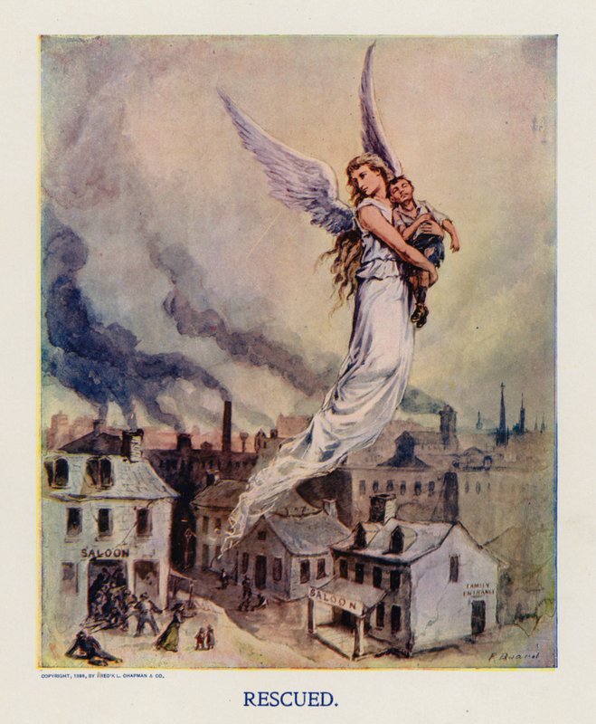 Salvati (litografia a colori) da Frank Beard