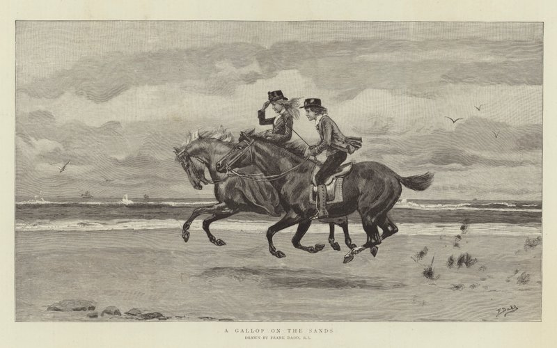 Galoppo sulla Sabbia da Frank Dadd