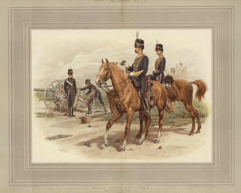 Artiglieria a cavallo reale da Frank Dadd