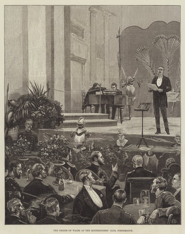 Il Principe di Galles al Minnesingers
