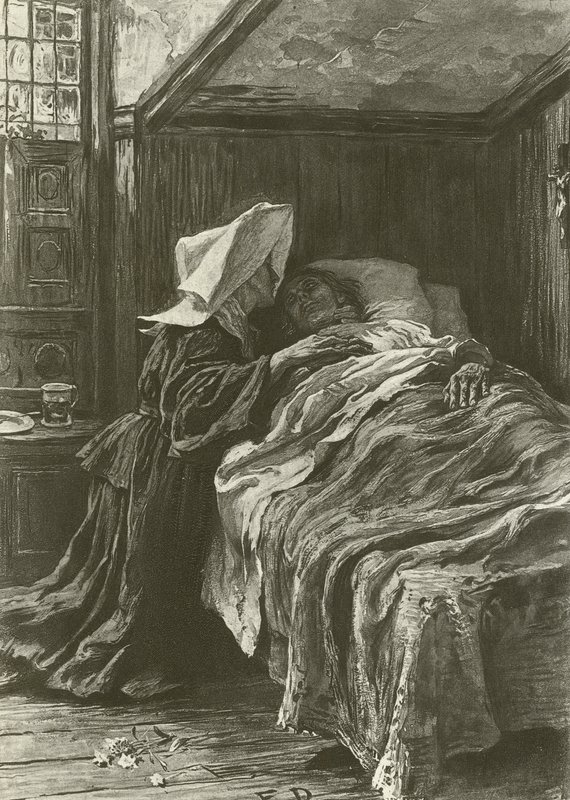 Gabriele ed Evangeline da Frank Dicksee