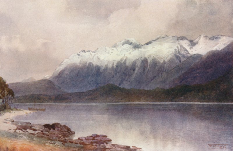 Nuova Zelanda: Cime della Cattedrale da Frank H Wright