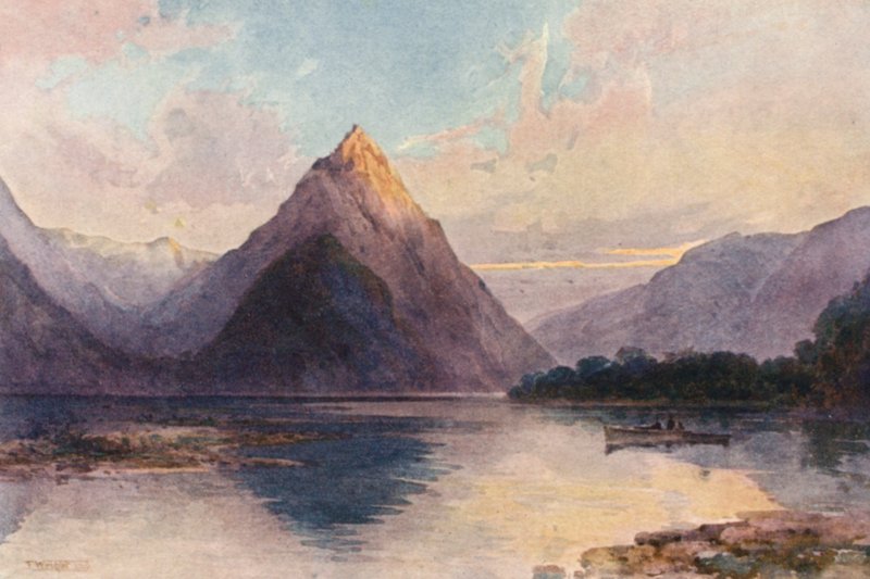 Nuova Zelanda: Mitre Peak da Frank H Wright