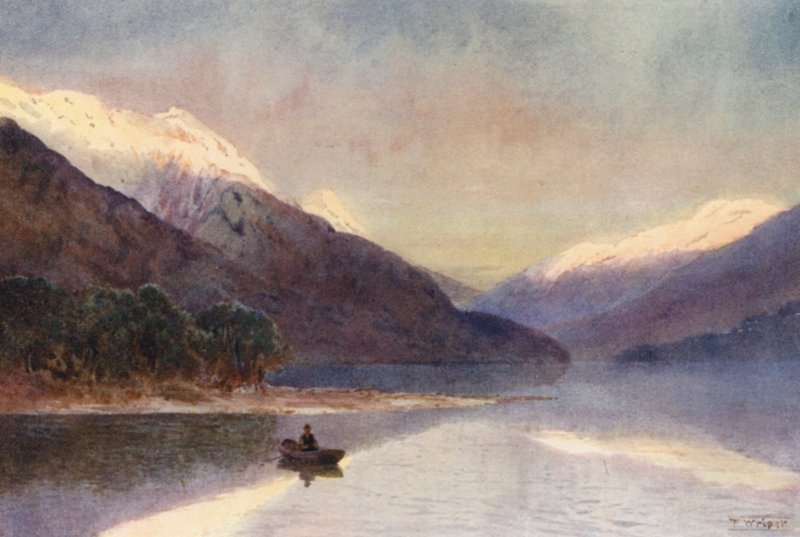 Nuova Zelanda: Fiordo del Nord, Lago Te-Anau da Frank H Wright