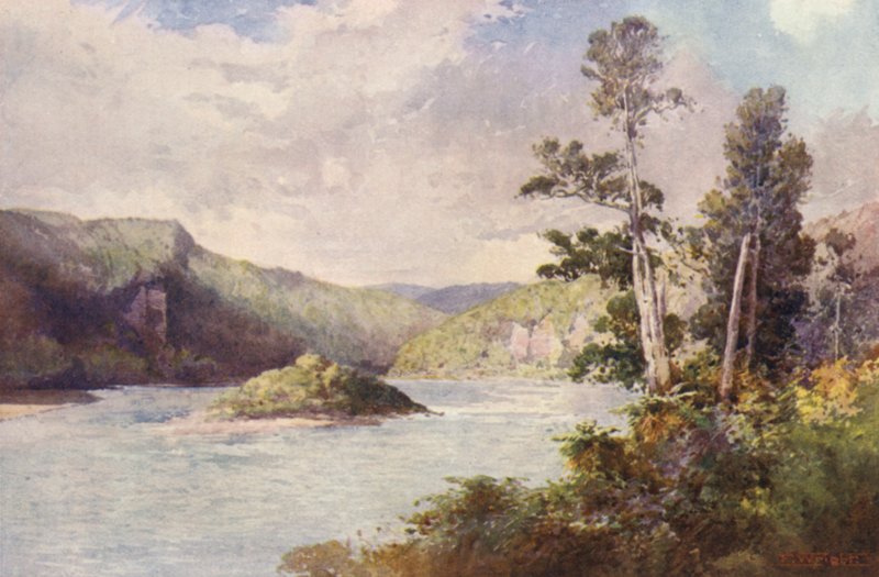Nuova Zelanda: White Cliffs, Buller River da Frank H Wright