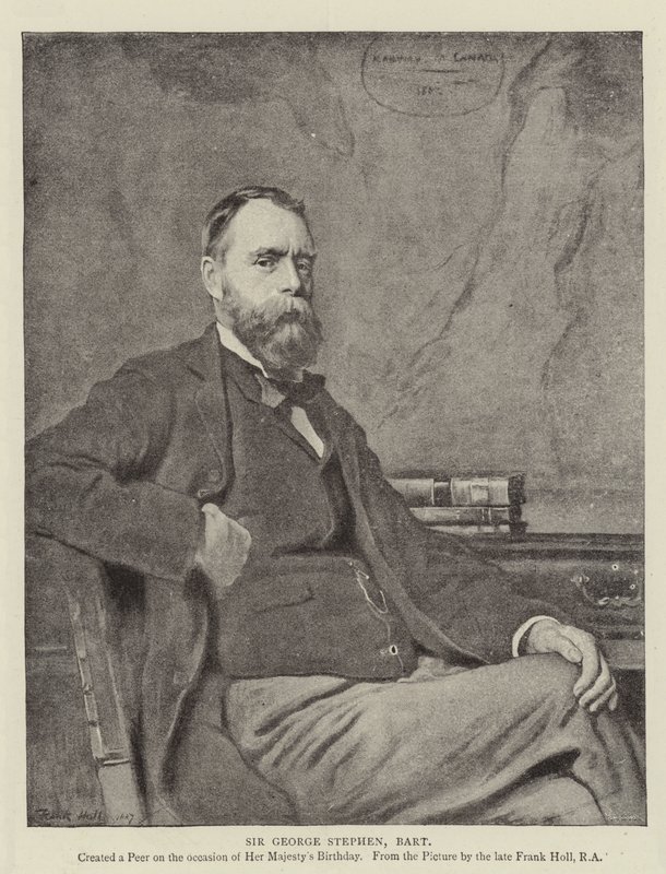 Sir George Stephen, baronetto da Frank Holl