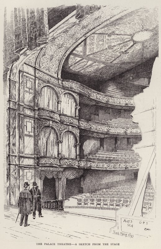 Interno del Palace Theatre, Londra da Frank Murray